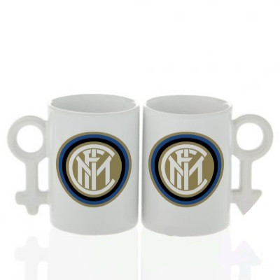 Кружки XX+XY пара с логотипом Интер Милан