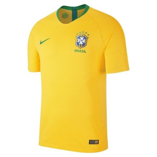 Футболка сборной Бразилии по футболу ЧМ-2018 Домашняя лонгслив S(44)