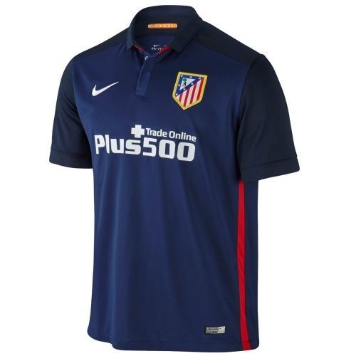 Детская футболка Atletico Madrid Гостевая 2015 2016 с коротким рукавом XL (рост 152 см)
