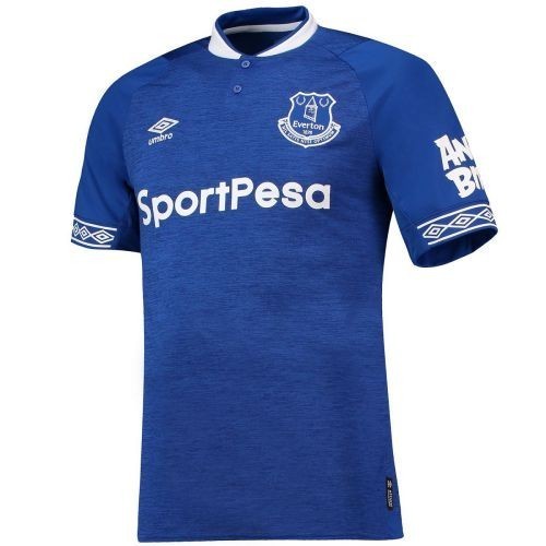 Детская футболка Everton Домашняя 2018 2019 с коротким рукавом 2XL (рост 164 см)
