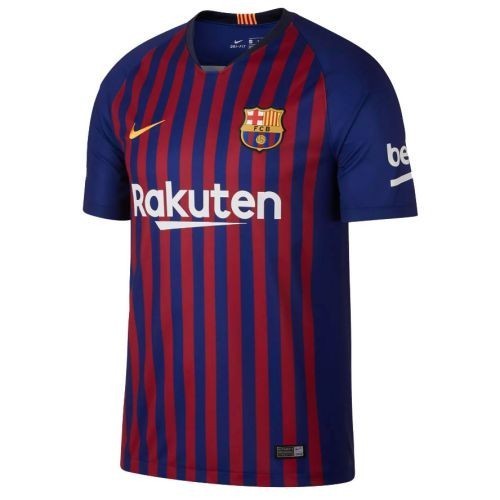 Детская футболка Barcelona Домашняя 2018 2019 с коротким рукавом 2XL (рост 164 см)
