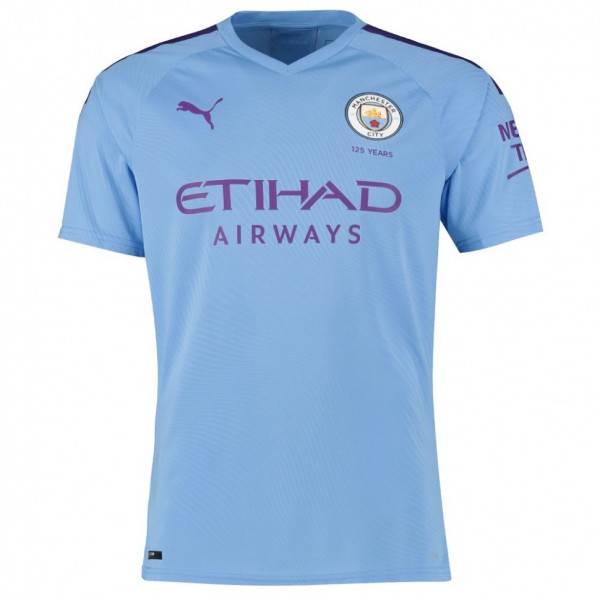 Футбольная футболка для детей Manchester City Домашняя 2019 2020 2XL (рост 164 см)