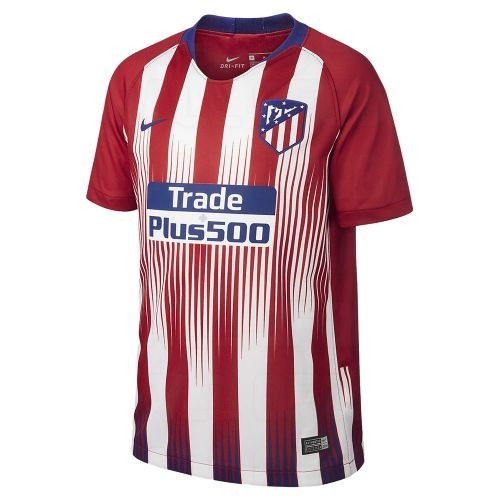 Детская футболка Atletico Madrid Домашняя 2018 2019 с коротким рукавом XL (рост 152 см)