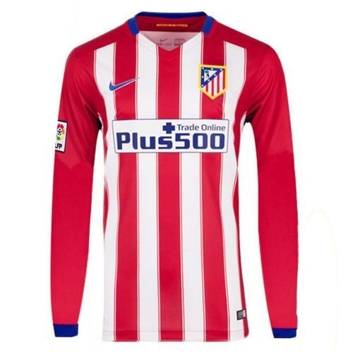 Детская форма Atletico Madrid Домашняя 2015 2016 с длинным рукавом 2XS (рост 100 см)