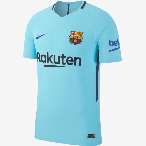 Детская футболка Barcelona Гостевая 2017 2018 с коротким рукавом L (рост 140 см)