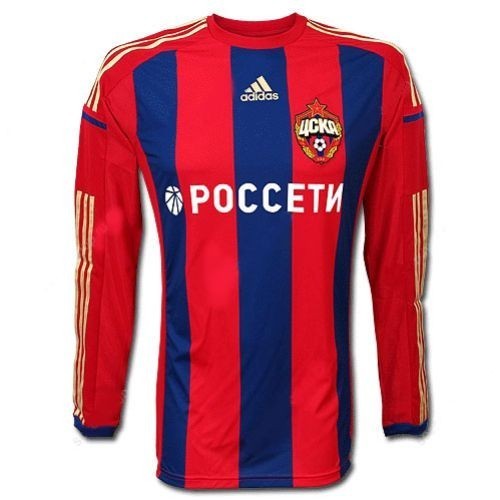 Детская футболка CSKA Moscow Домашняя 2014 2015 с длинным рукавом L (рост 140 см)