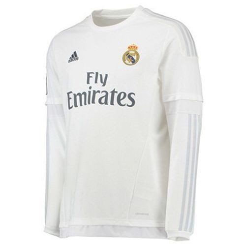 Детская футболка Real Madrid Домашняя 2015 2016 с длинным рукавом 2XS (рост 100 см)